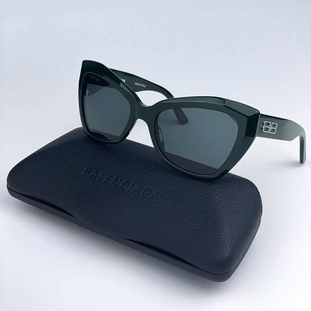 Sale! New Balenciaga Bb0271s 004 Green Cat Eye Women Sunglasses